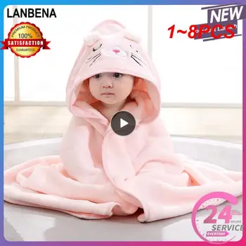 1 ~ 8ШТ 80x80 Одеяло для новорожденных, хлопковое флисовое одеяло для ребенка 0-12 месяцев, 4 сезона, впитывающее теплое одеяло, детская ванночка