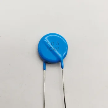 10ШТ Высокочастотный синий керамический конденсатор с чипом 10 КВ 103 К 10000 пф высоковольтный источник питания керамический диэлектрический конденсатор