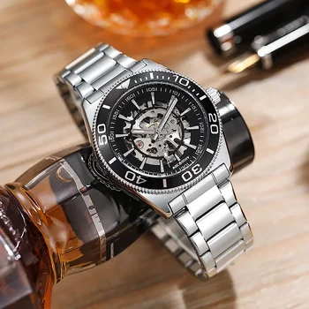 2023 Новейшие мужские часы топового люксового бренда механические автоматические деловые многофункциональные часы для отдыха