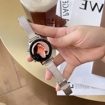 22 мм 20 мм Металлический ремешок Для Samsung Galaxy Watch3 Huawei GT2/Amazfit GTR Браслет Из нержавеющей Стали Браслет Для Samsung Watch 6/5/4