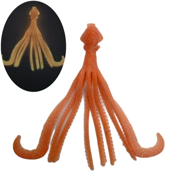 4шт * мягкая приманка для осьминога 10 см 3,5 г Рыболовные юбки для кальмаров tpe swim bait рыболовные приманки