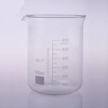600 мл Стеклянный Стакан Низкой Формы Новая Химическая Лабораторная Посуда