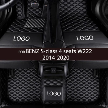 APPDEE Автомобильные коврики для BENZ S class Седан (Четыре сиденья) W222 2014 2015 2016 2017 2018 2019 2020 Пользовательские автоматические Накладки для ног