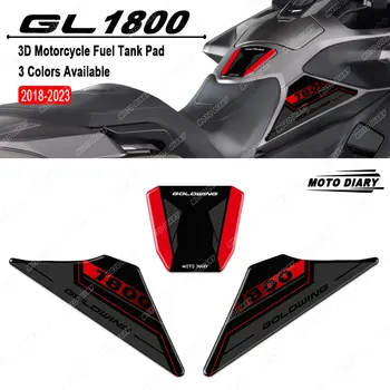GL1800 Наклейки Для Топливного Бака 3D Наклейки Для Защиты Бака Водонепроницаемые Для Honda GoldWing 1800 Gold Wing GL1800 F6B 2018-2023