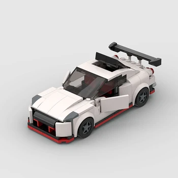 GT-R R35 Moc Speed Champions Racer Cars Городской Спортивный Автомобиль Строительные Блоки Креативные Гаражные Игрушки Для Мальчиков