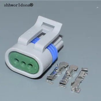 shhworldsea 3p 1,5 мм пластиковый корпус штекер автоматический жгут проводов водонепроницаемые инжекторные разъемы 12162280