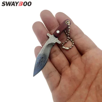 Swayboo Деревянная ручка Мини Портативный Острый брелок для ключей Карманный нож для письма Нож для распаковки