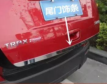 Автомобильные Аксессуары Автомобильная наклейка для Chevrolet Trax 2014--2018 Отделка задней двери багажника, накладка на заднюю дверь, накладка на молдинг задней двери