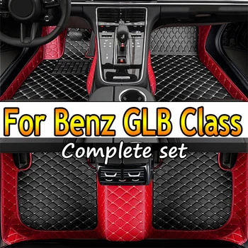 Автомобильные Коврики Для Mercedes Benz GLB Class X247 Five Seats 2019 2020 2021 2022 Пользовательские Автоматические Накладки Для Ног Аксессуары Для Ковров