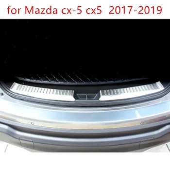 Автомобильный Стайлинг Для Mazda Cx-5 Cx5 2-го Поколения 2017-2019 Протектор Заднего Бампера Из Нержавеющей Стали, Накладка На Порог Багажника, Накладка Q