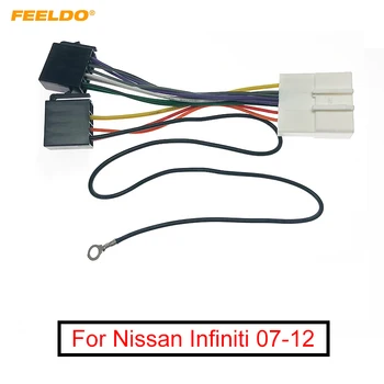 Адаптер жгута проводов FEELDO Car Audio Stereo ISO для Nissan Infiniti 07-12 Установите разъем для стереосистемы CD/DVD на вторичном рынке
