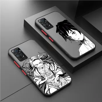 Аниме-Чехол Demon Slayer Kimetsu No Yaiba для Xiaomi Redmi Note 12 13 Pro 9S 8T 11S 12S 10S 10S Pro 9 11T 8 7 11 Pro Роскошный Чехол
