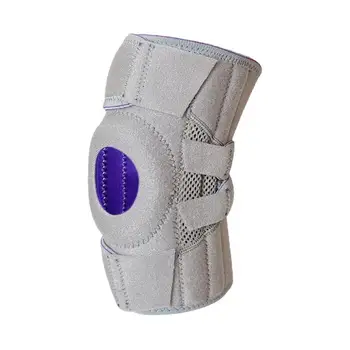 Бандаж для поддержки колена Комфортный компрессионный рукав для колена с пружинной амортизацией Наколенник для занятий спортом Баскетбол Танцы Теннис