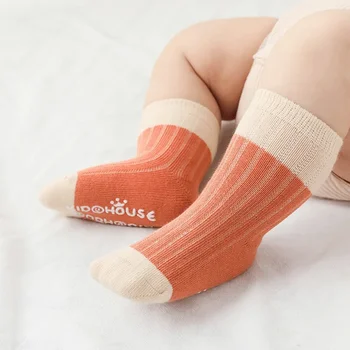 Весенне-осенние новые детские носки без косточек, свободные детские носки, клеевые нескользящие носки в пол для мужчин и женщин, детские