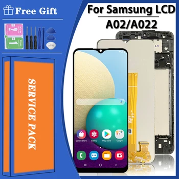 Высокое качество для Samsung A02 ЖК-дисплей A022 Дисплей Сенсорный Экран Планшета Полный SM-A022FN/DS SM-A022F/DS SM-A022G/DS IPS