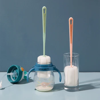 Губка, щетка для детской бутылочки, чашка для кормления, инструменты для чистки кофейной кружки с длинной ручкой