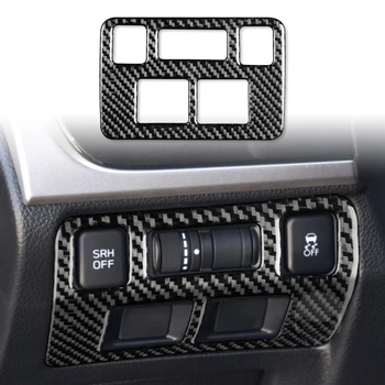 для Subaru Forester 2013 2014 2015 2016 2017 2018 Украшение панели регулировки фар Наклейка Аксессуары для интерьера автомобиля