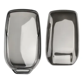 Для Toyota, для Sienna, для Corolla Прозрачный чехол для брелока, черный защитный чехол для ключей из ТПУ, аксессуары для интерьера Venza