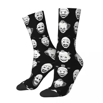Забавные мужские носки, паясничающие в винтажных фильмах ужасов Харадзюку, хип-Хоп Повседневная команда, подарочный рисунок сумасшедшего носка с принтом