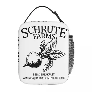 Изолированная сумка для ланча The Office Dwight Accessories Контейнер для ланча Schrute Farms Новое поступление Кулер Термобокс для бенто