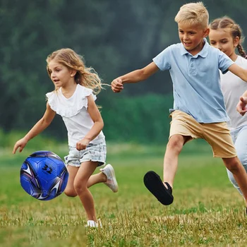 Использование для тренировок в футболе Прочный футбольный мяч Спортивная подставка для мяча для ног Портативный маленький футбольный мяч для детей
