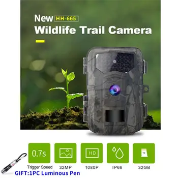 Камера Охотничьей Тропы 32MP 1080P 940nm Инфракрасного Ночного Видения С Активированным Движением Триггера Камеры Безопасности На Открытом Воздухе Фотоловушки Дикой Природы