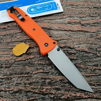 Карманный нож BM 537 Mark CPM-3V Tanto Blade, Красочные ручки, Тактический универсальный складной нож для выживания на природе, охоты, EDC