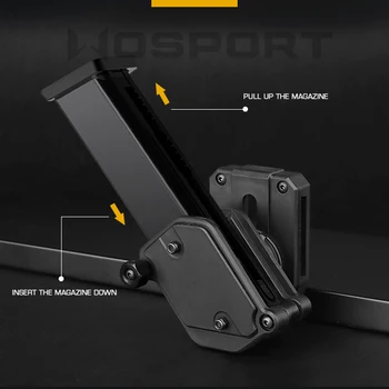 Коробка Для Тактического Пистолетного Магазина С Регулируемым Поворотом на 360 Градусов Для Glock 1911 G2C Mag Clip Pouch Универсальный Подсумок Ipsc