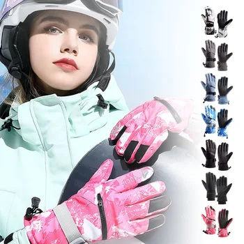 Лыжные перчатки Isfriday с сенсорным экраном Мужские женские теплые ветрозащитные для верховой езды Пеших прогулок Катания на лыжах, скейтборде, сноуборде, перчатках для снегоходов