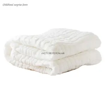 Многоразовое детское муслиновое одеяло из мягкой дышащей марли для новорожденных Прямая поставка