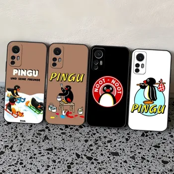 Мультяшный Чехол Для Телефона Pingu Penguin Для Xiaomi 13 Poco F3 X4 M4 M3 X4 GT 9 12 11T 11 9T 9SE 11i Pro Ultra Note10 Lite Задняя Крышка