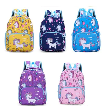 Новая детская школьная сумка с единорогом Сумка с единорогом из Корейского мультфильма Милый детский рюкзак для детского сада Детские сумки для девочек