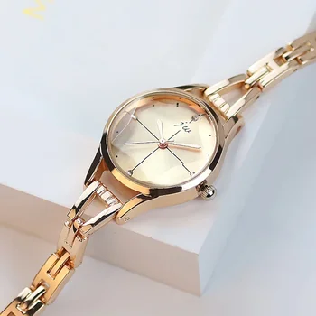 Новый бренд JW, Женские часы-браслет, Роскошные часы с украшением в виде кристаллов, женские модные Повседневные Кварцевые наручные часы reloj mujer