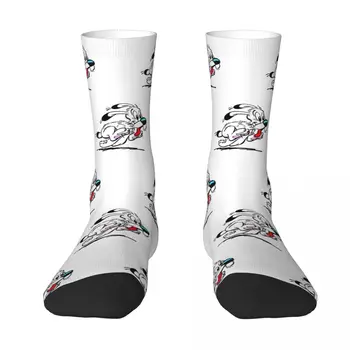 Носки для собак Asterix и Obelix Dogmatix Ideafix Obelix, впитывающие пот чулки, длинные носки для мужчин и женщин, рождественские подарки