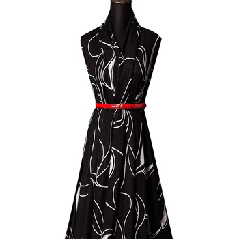 Осенне-зимнее шерстяное жаккардовое платье 2019, материал для печати, изготовленная на заказ трикотажная бархатная ткань, высококачественная модная шерстяная ткань