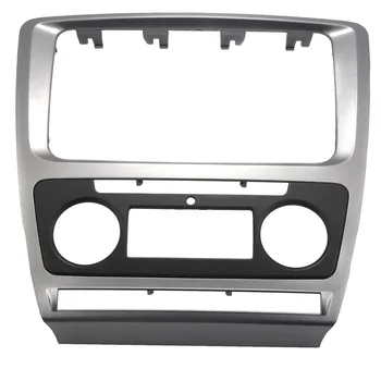 Панель радиоприемника 2 Din для Skoda Octavia Крепление аудиопанели стерео Монтажный комплект приборной панели Отделка рамы