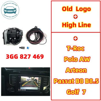 Переворачивающийся Значок Камеры Заднего Вида Эмблема Камеры Заднего Вида Значок Парковочной Камеры Для VW Passat B8 GOLF 7 8 MK7 POLO 6C AW T-ROC ID3