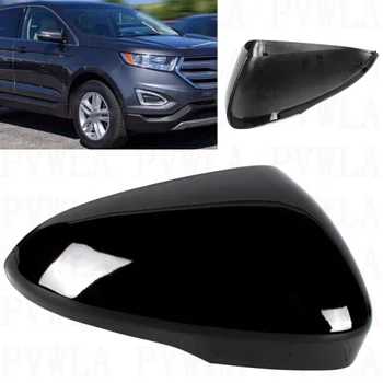Правая сторона, окрашенная в черный цвет, Крышка корпуса зеркала с отверстием для указателя поворота для Ford Edge 2015 2016 2017 2018 2019 2020 2021