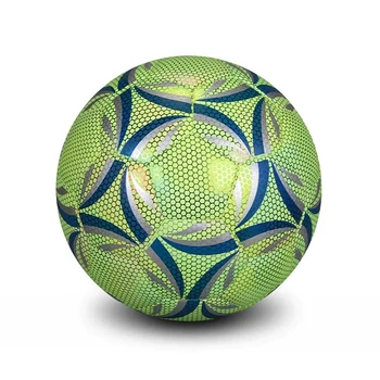Светящийся футбольный мяч 4-го размера, ослепительно светящийся в темноте Тренировочный и игровой мяч, длительная яркость