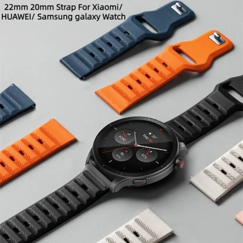 Силиконовый Ремешок Для Xiaomi Watch S3 S2 S1 Pro Спортивный Ремешок Для Часов Huawei Watch 4 pro GT4 GT3 GT2 22 мм 22 мм Женский Мужской Браслет