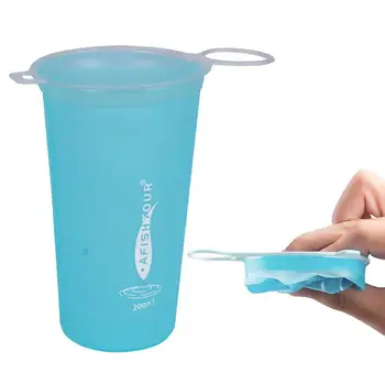 Складная бутылка для воды, складная спортивная чашка для воды, 200 мл, портативная спортивная чашка для питья для бега на открытом воздухе Для активного отдыха