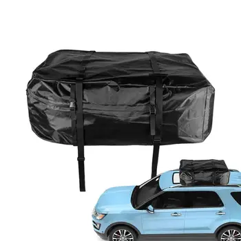 Складная сумка для хранения в автомобиле большой емкости для тяжелых условий эксплуатации, сумка для переноски груза на крыше автомобиля, водонепроницаемая сумка для переноски груза на крыше для внедорожников RVS.