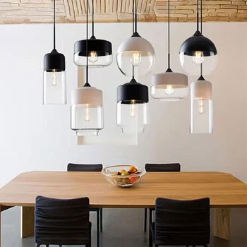 Современный светодиодный подвесной светильник с основанием E27, креативные Простые люстры, декоративные приспособления, бар, спальня, столовая, Прикроватная тумбочка для кофе