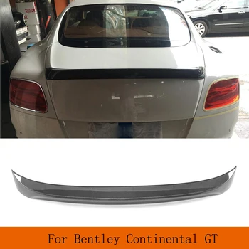 Спойлер Заднего Крыла Багажника Автомобиля Для Bentley Continental Coupe 2Door GT V8 Supersports Boot Wing 2012-2014 Обвесы Из Углеродного Волокна/FRP