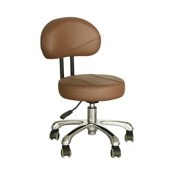 Стул для маникюрного салона Коричневый стул для педикюра Стул для техника для маникюрного салона