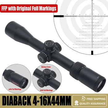 Тактический оптический прицел DIABACK FFP 4-16X44M с 30-мм трубкой для страйкбола и охоты с полной маркировкой