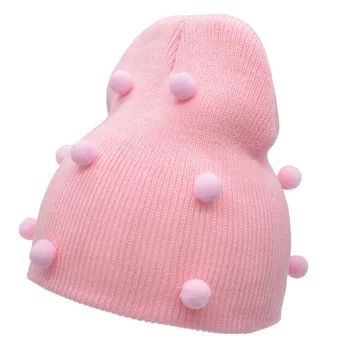 Утолщающая Мягкая теплая шапка для новорожденных, Ветрозащитная Дышащая вязаная шапочка для маленьких девочек и мальчиков, мягкая и приятная для кожи, теплая