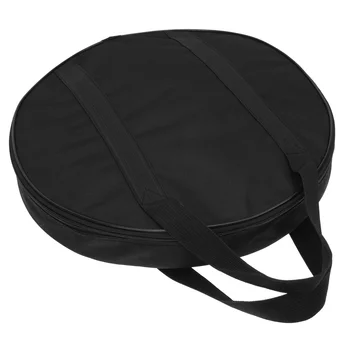 Утолщенный держатель для хранения гонга, переносная защитная сумка для тарелок, черный чехол для инструментов с ручкой, водонепроницаемая сумка для переноски.