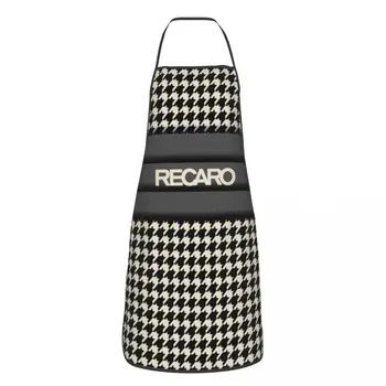 Фартуки с логотипом Recaros, женские, мужские, Унисекс, кухонные принадлежности шеф-повара для приготовления пищи, выпечки, росписи