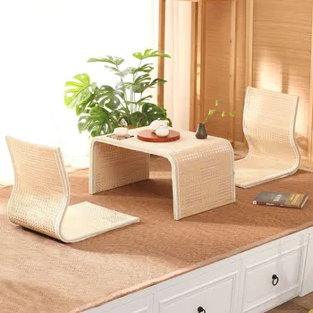 Цаоюйдзю, эркерный столик в японском стиле, журнальный столик-татами, комбинация стола и стула, простой столик-кан, кровать-платформа, маленький